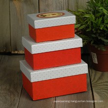 Custom Small Printed Paper Nesting Boxes for Gift Packaging